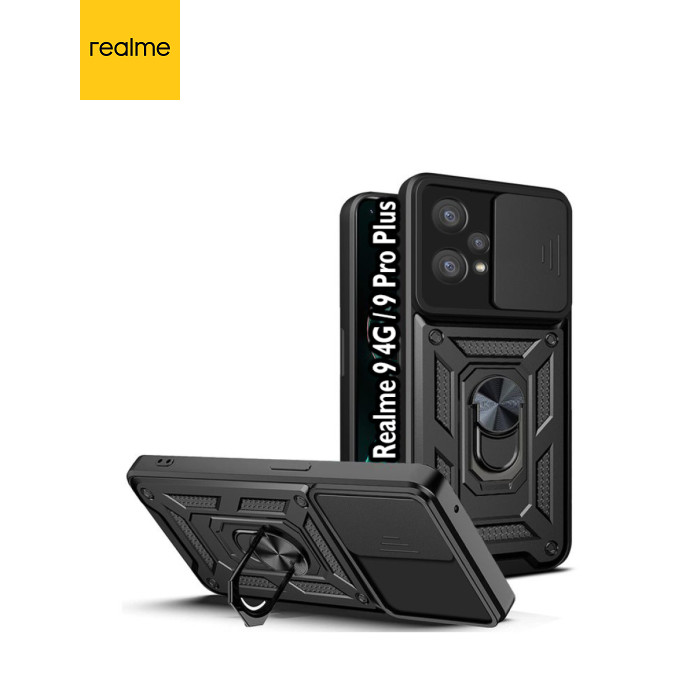 Чохол до мобільного телефона BeCover Military Realme 9 4G / 9 Pro Plus Black (709562)