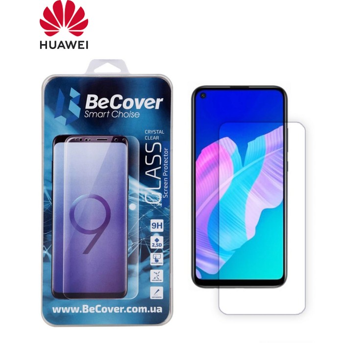 Стекло защитное BeCover P40 Lite E Crystal Clear Glass (704846)