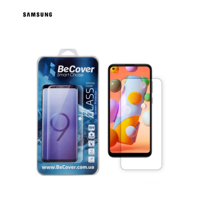 Скло захисне BeCover Samsung Galaxy M11 SM-M115 Crystal Clear Glass (704849)