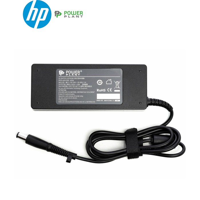 Блок питания к ноутбуку PowerPlant HP 220V, 18.5V 90W 4.9A (7.4*5.0) (HP90E7450)