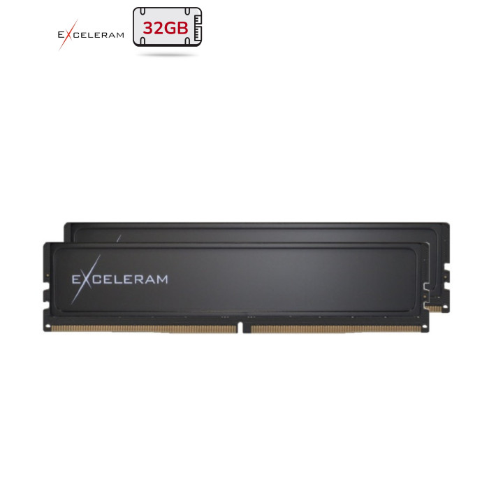 Модуль памяти для компьютера DDR5 32GB (2x16GB) 6000 MHz Black Sark eXceleram (ED50320604040CD)