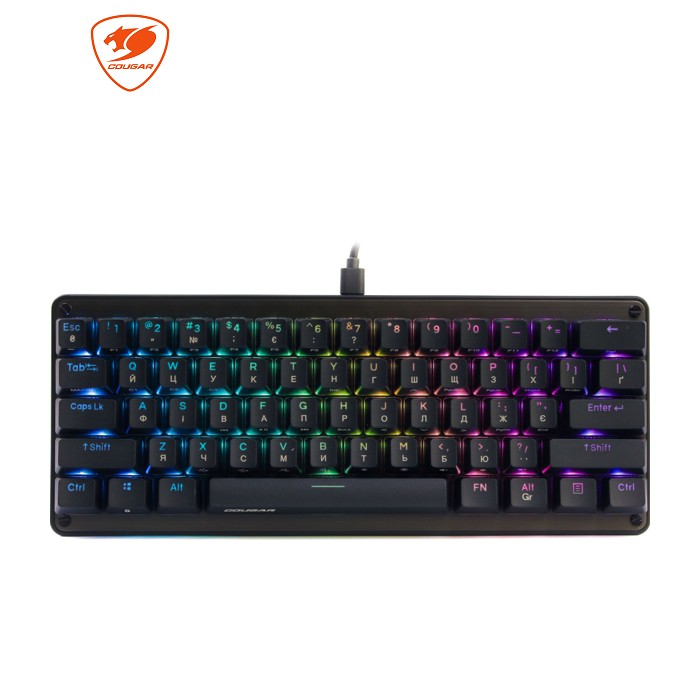 Клавиатура Cougar Puri Mini RGB USB Black (Puri Mini RGB)