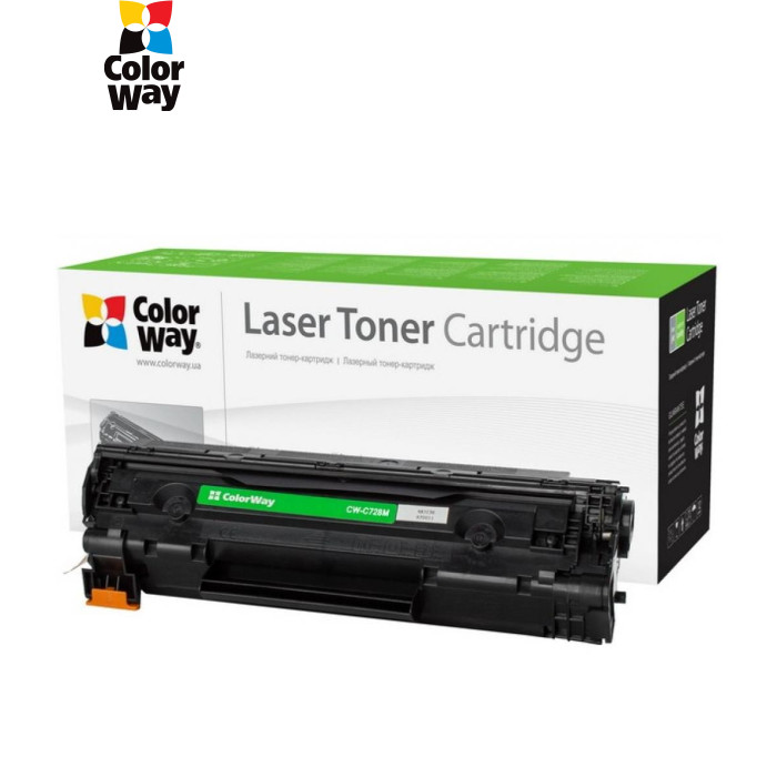 Картридж ColorWay для CANON 728/726Univ. + тонер TH-1005 (3шт) (CW-C728M/TH-1005)