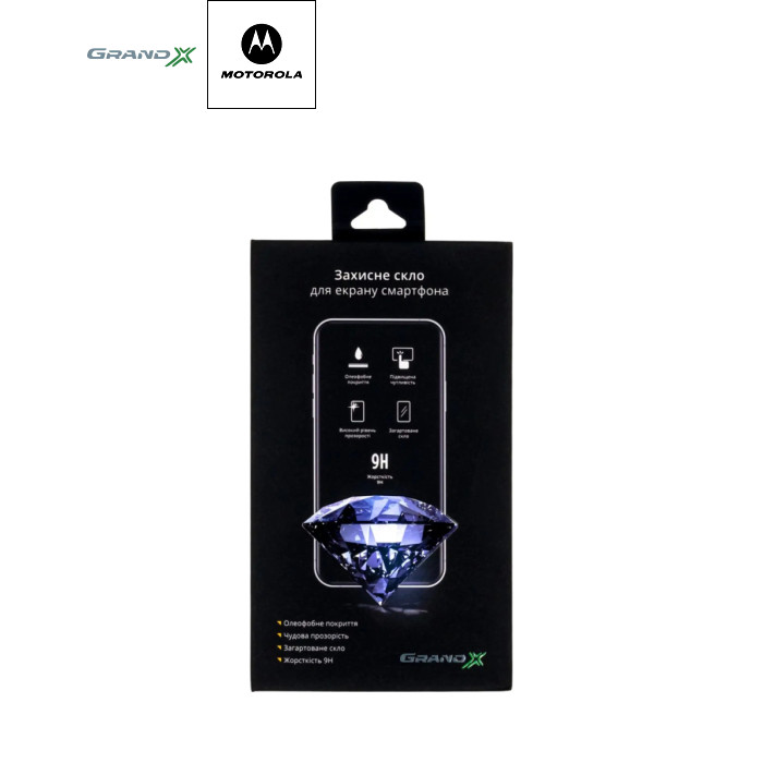 Скло захисне Grand-X Motorola G23 black (GXMTG23FCB)