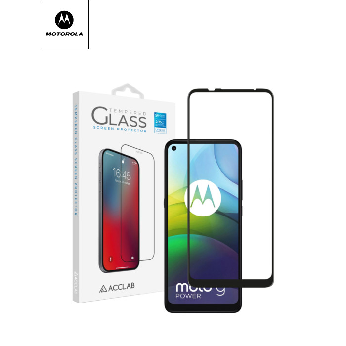 Скло захисне ACCLAB Full Glue MOTO G9 Power (1283126513244)
