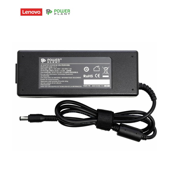 Блок питания к ноутбуку PowerPlant IBM/LENOVO 220V, 19.5V 120W 6.15A (6.3*3.0) (IB120G6330)