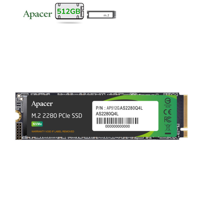 Накопитель SSD M.2 2280 512GB Apacer (AP512GAS2280Q4L-1)
