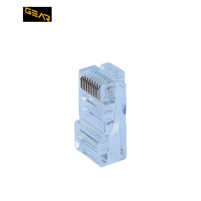 Коннектор RJ45 cat.5e UTP 8P8C * 100 GEAR (GC-UTPC5E8P8CRJ45-100)