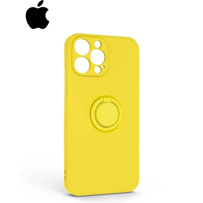 Чохол до мобільного телефона Armorstandart Icon Ring Apple iPhone 13 Pro Max Yellow (ARM68678)