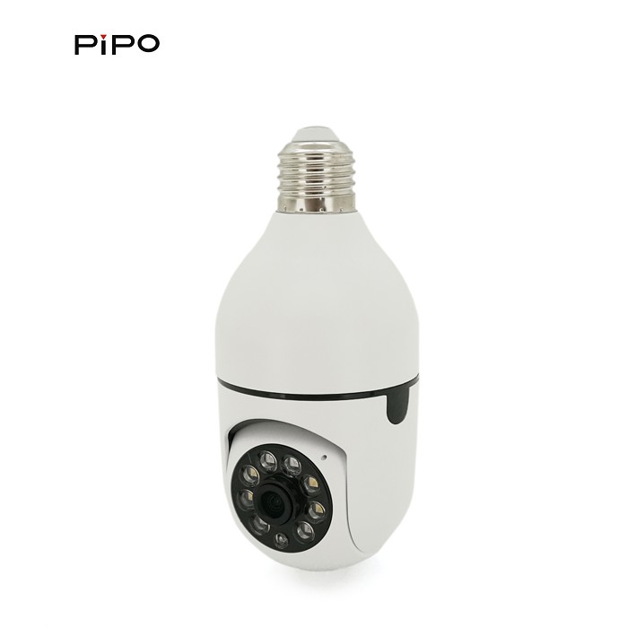 2Мп Wi-Fi відеокамера вулична-внутрішня SD / картка PiPo PP-IPC29D2MP15 PTZ 2.8mm під цоколь Е27 ICSee