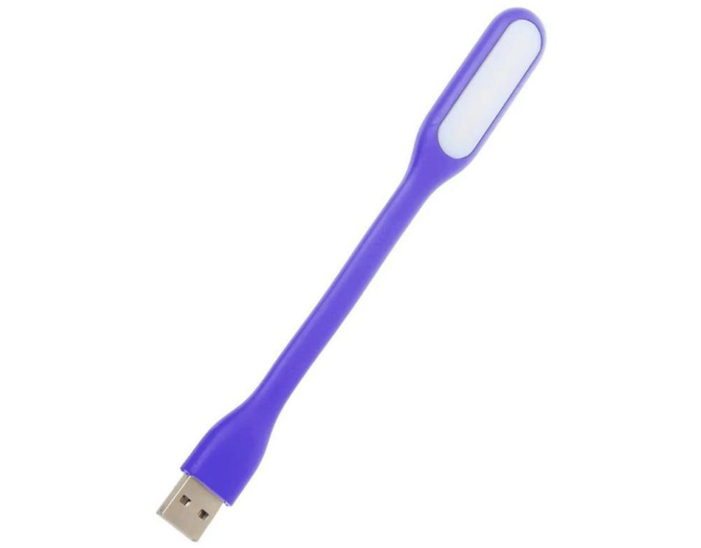 Лампа USB Optima LED, гнучка, 2 шт, фіолетовий (UL-001-VI2)