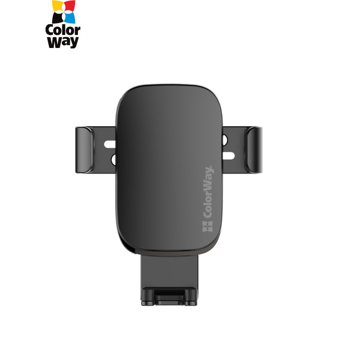 Універсальний автотримач ColorWay Metallic Gravity Holder 3 Black (CW-CHG14-BK)