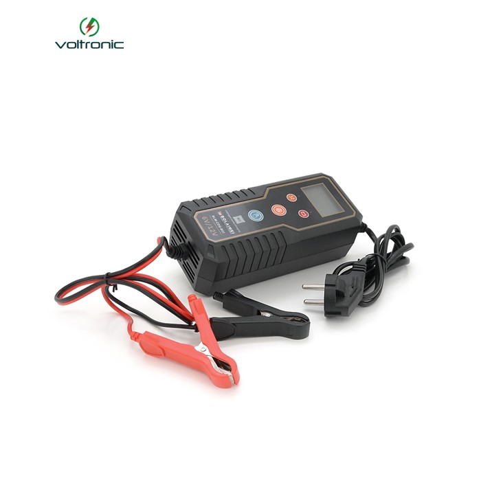 Автоматичне ЗУ для акумулятора 6V / 12V, BLM-B02,100-240V, 1,5A, LCD, клеми(AGM / GEL / Lead)