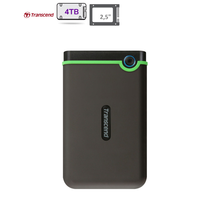 Зовнішній жорсткий диск 2.5" 4TB Transcend (TS4TSJ25M3S)
