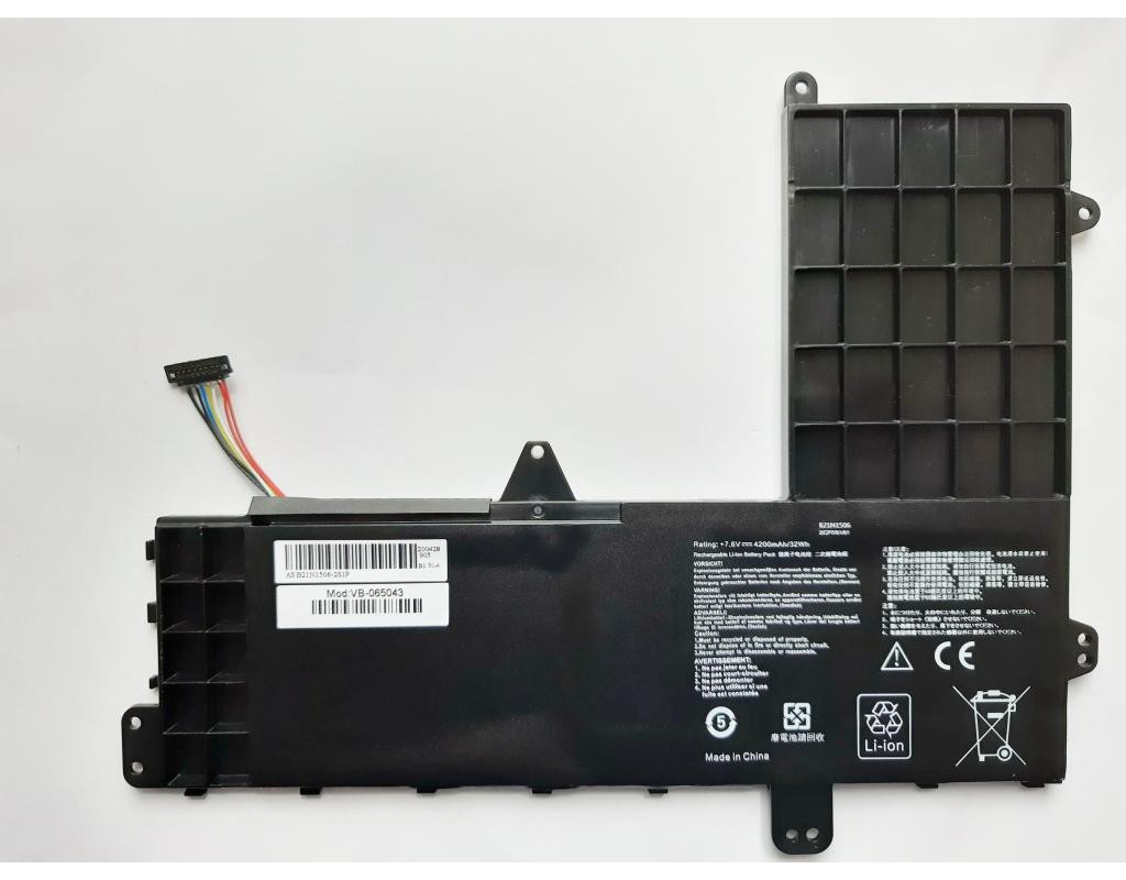 Аккумулятор для ноутбука Asus E502 B21N1506, 4200mAh (32Wh), 2cell, 7.6V, Li-ion AlSoft (A47519)