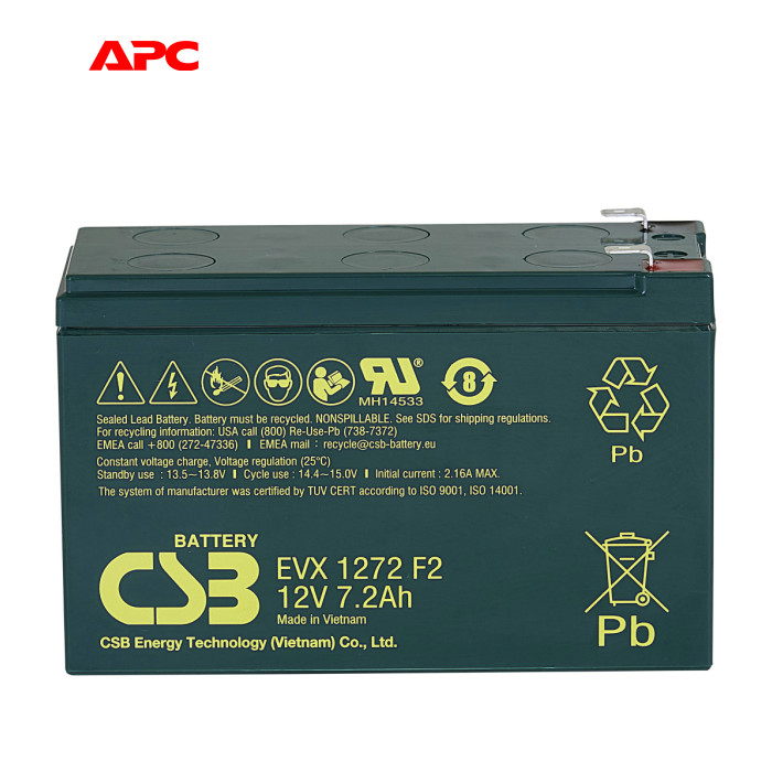 Батарея к ИБП CSB EVX1272F2 12V 7.2Ah (EVX1272F2)