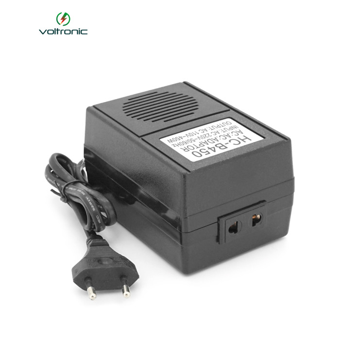 Перетворювач напруги трансформаторний 450W Input 220 V / Output 110V + універсальна розетка