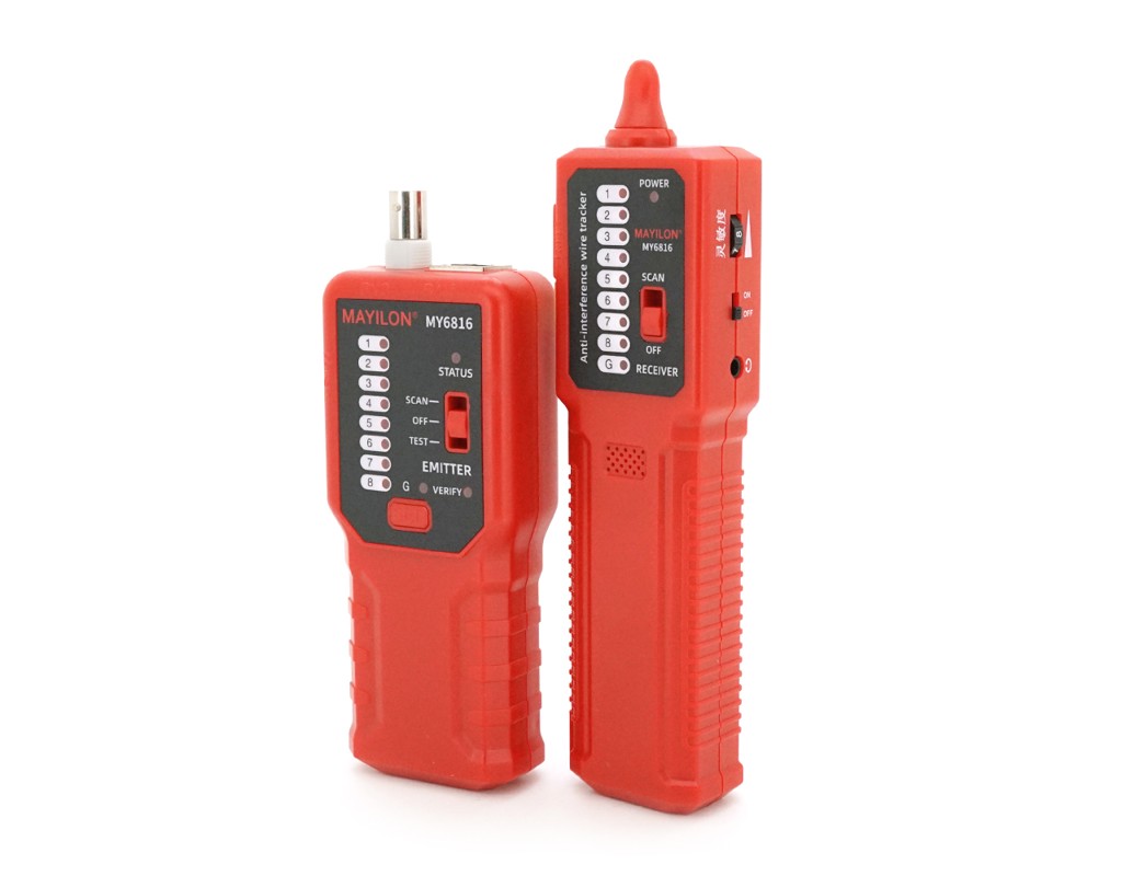 Кабельний тестер Mayilon MY-6816, трасошукач, RJ-45+BNC