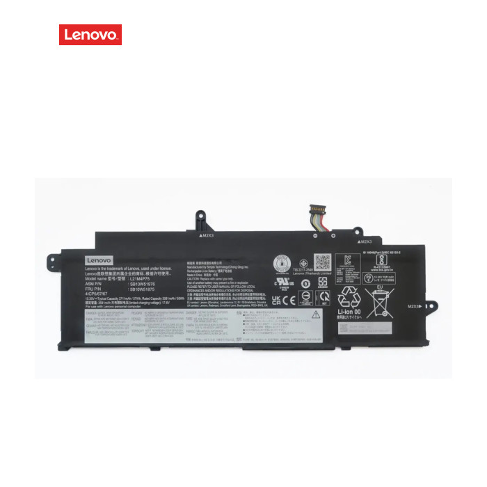 Аккумулятор для ноутбука Lenovo ThinkPad T14s, X13 (3rd Gen) L21M4P75, 3711mAh (57Wh), 4cell, 15.36V, Li-ion (A47792)