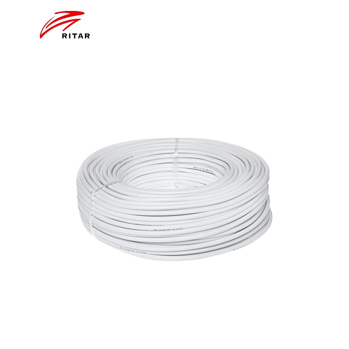 Кабель КВПЕ FTP (4*2*0.5) 4p 24 AWG, Ritar, (CCA), екран для внутр. робіт, 100м, GREY, Corton BOX (290x290x130), Q4