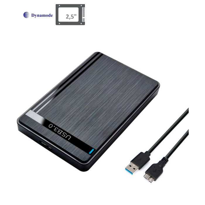 Карман внешний Dynamode 2.5" SATA HDD/SSD USB 3.0 Black (DM-CAD-25317)