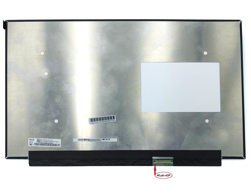 Матриця 15.6" Slim eDP 350mm (2560*1440 IPS, 240Hz, 40pin, без кріплень) BOE NE156QHM-NZ2 Матова (Ярк: 300 cd/m?, контр. 1000:1) 100% DCI-P3
