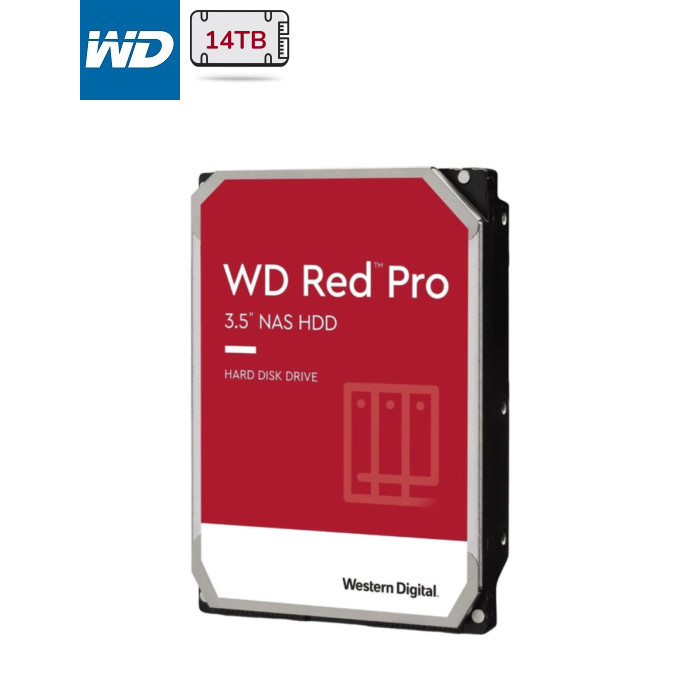 Жорсткий диск WD Red Pro 14TB WD142KFGX WD142KFGX
