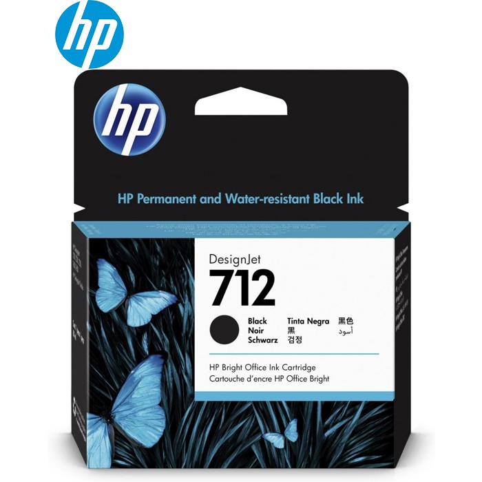 Картридж HP DJ No.712 DesignJet Т230/Т630 Black 80ml (3ED71A)