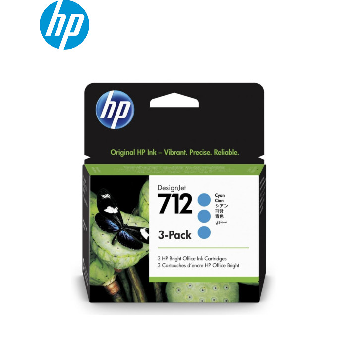 Картридж HP DJ No.712 DesignJet Т230/Т630 3-Pack 29-ml Cyan (3ED77A)