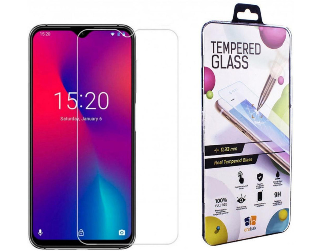 Стекло защитное Drobak Blackview A80 Pro Tempered glass (222235) (222235)