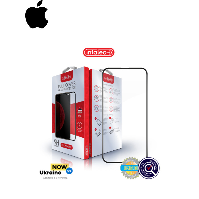 Скло захисне Intaleo Full Glue ESD Apple Iphone 13/13 Pro (1283126535598)