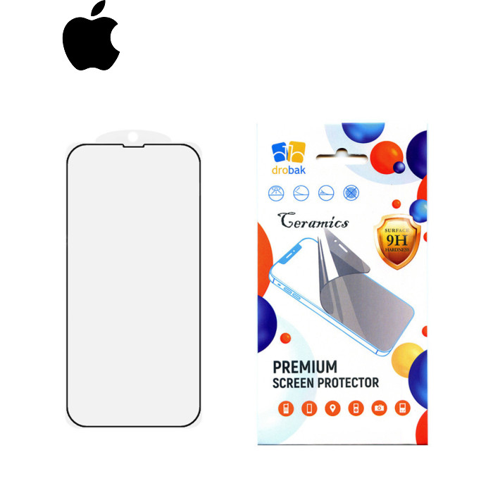 Стекло защитное Drobak Ceramics Apple iPhone 15 Pro (292918)