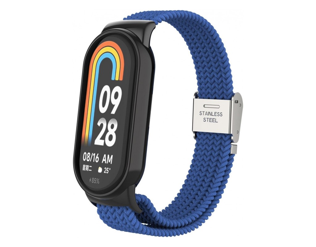 Ремінець до фітнес браслета Armorstandart Braided Solo Loop для Xiaomi Mi Band 7/6/5/4 Blue (ARM69903)