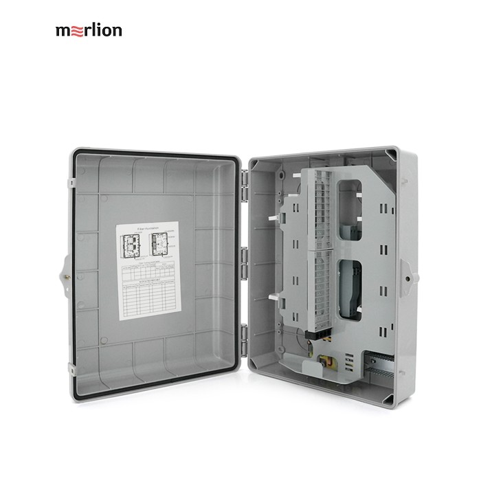 PON - box Merlion ML-OP-S233-SC 48-канальний, SC Simplex adapter, матеріал ABS, IP65