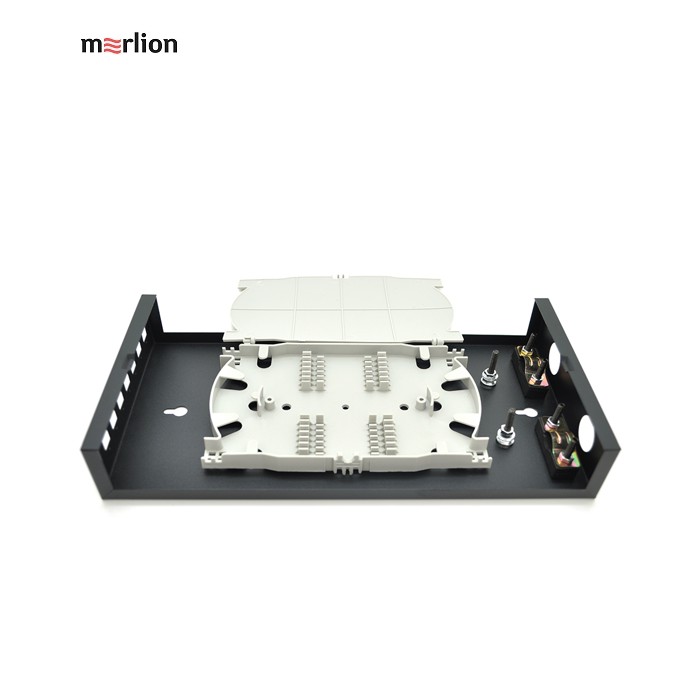 Оптична патч-панель Merlion ML-OP-S404A-8C 8-канальна, SC Simplex adapter, (260*130*40мм)