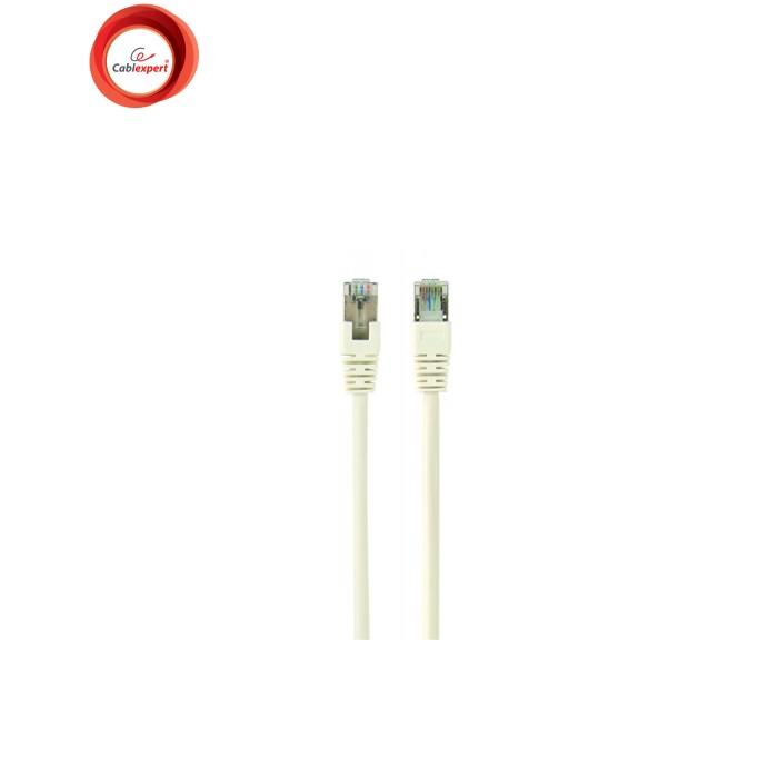 Патч-корд 2м FTP cat 6 CCA white Cablexpert (PP6-2M/W)