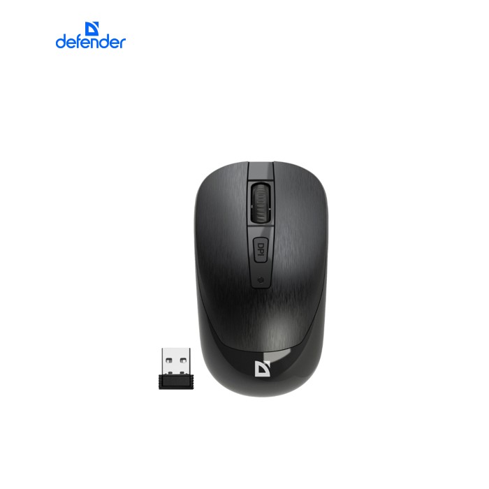 Мишка Defender Wave MM-995 Silent Wireless Black (52995)