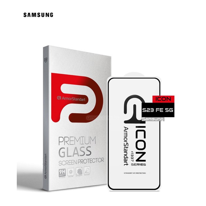 Скло захисне Armorstandart Icon Samsung S23FE 5G Black (ARM69568)