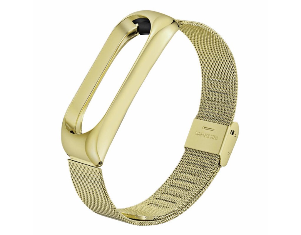 Ремінець до фітнес браслета BeCover Metal для Xiaomi Mi Smart Band 5 Gold (705148)