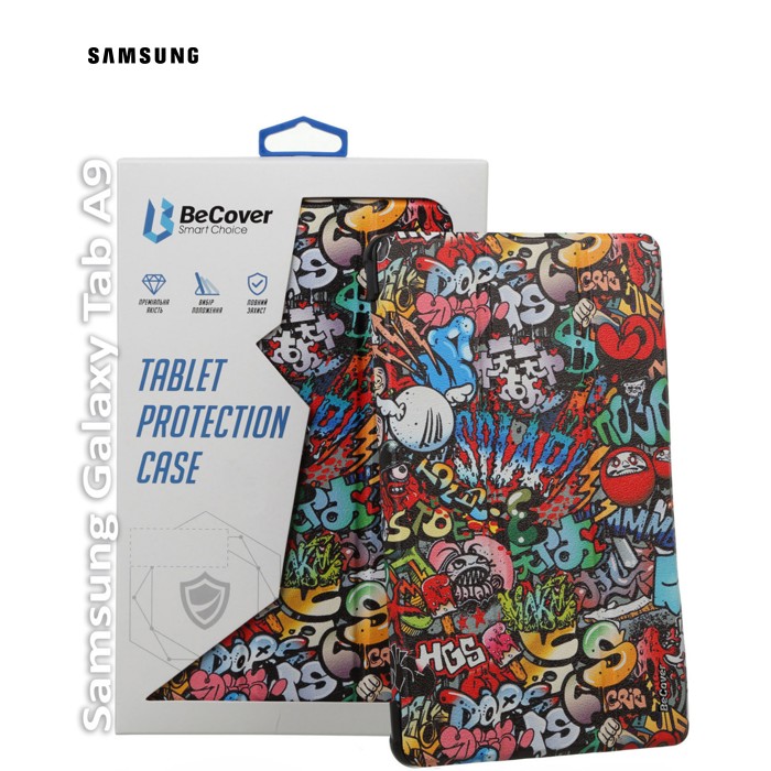 Чохол до планшета BeCover Smart Case Samsung Tab A9 SM-X115 8.7" Graffiti (709914)