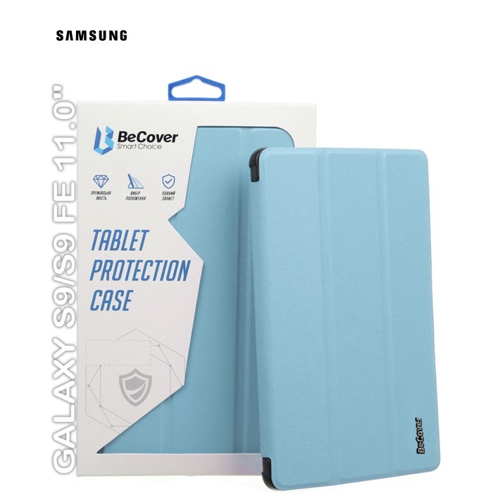 Чехол для планшета BeCover Smart Case Samsung Tab S9 (SM-X710/SM-X716)/S9 FE (SM-X510/SM-X516B) 11.0" Light Blue (710414)