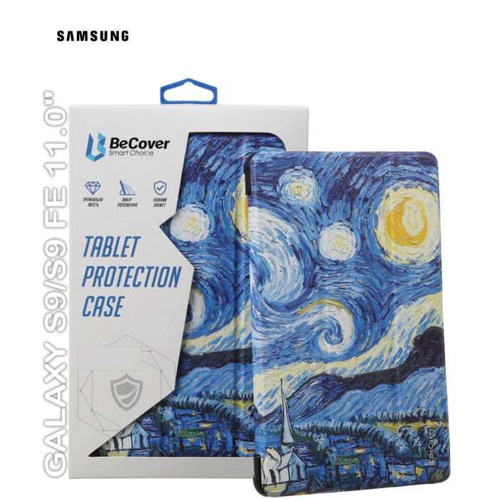 Чохол до планшета BeCover Smart Case Samsung Tab S9 (SM-X710/SM-X716)/S9 FE (SM-X510/SM-X516B) 11.0" Night (710419)