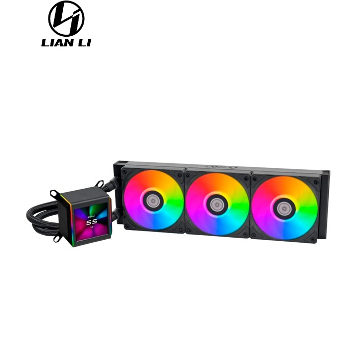 Система рідинного охолодження Lian Li Galahad II LCD, 360 Black (G89.GA2ALCD36B.00)