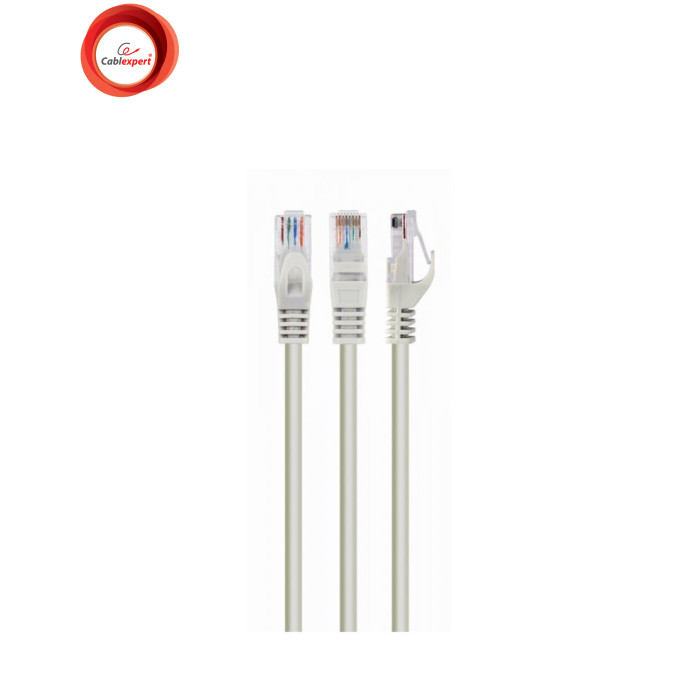 Патч-корд 15м UTP cat 6 CCA gray Cablexpert (PP6U-15M)