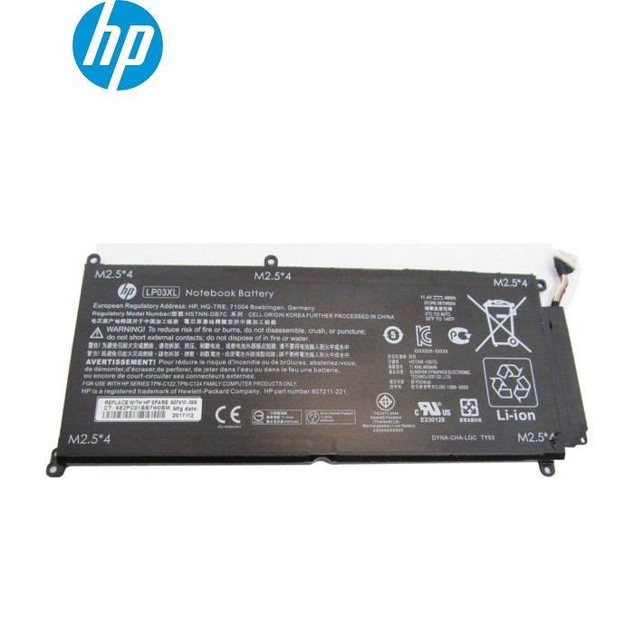 Аккумулятор для ноутбука HP Envy 15-A LP03XL, 48Wh (4050mAh), 6cell, 11.4V, Li-ion, черн (A47170)