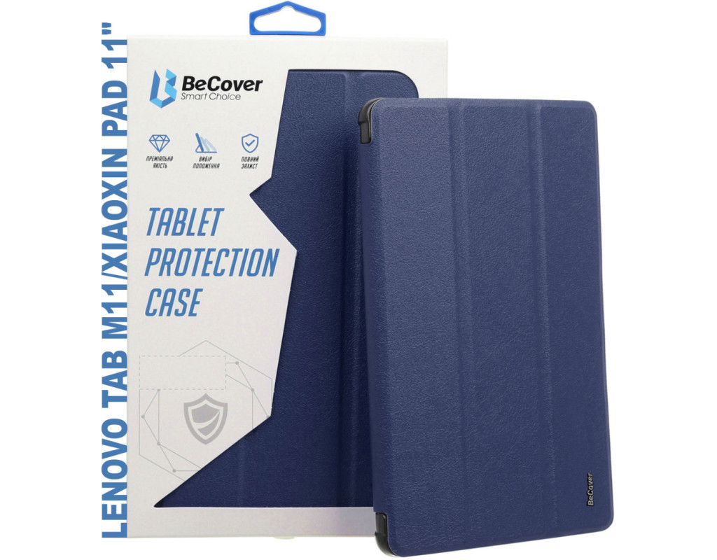 Чехол для планшета BeCover Smart Case Lenovo Tab M11 (2024) TB-TB330FU/Xiaoxin Pad 11 (2024) 11" Deep Blue (710455)