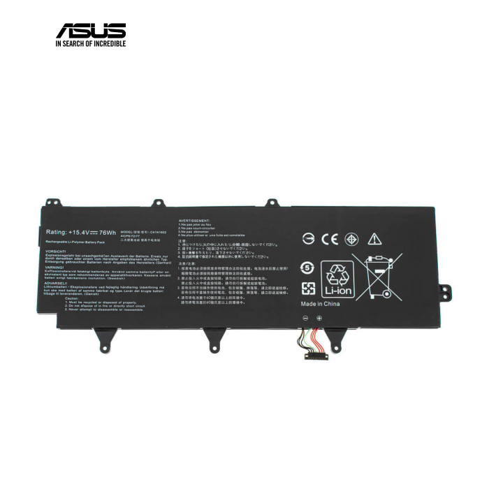 Акумулятор до ноутбука ASUS ROG Zephyrus GX701 C41N1802, 4935mAh (76Wh), 4cell, 15.4V, Li-Pol (A47844)