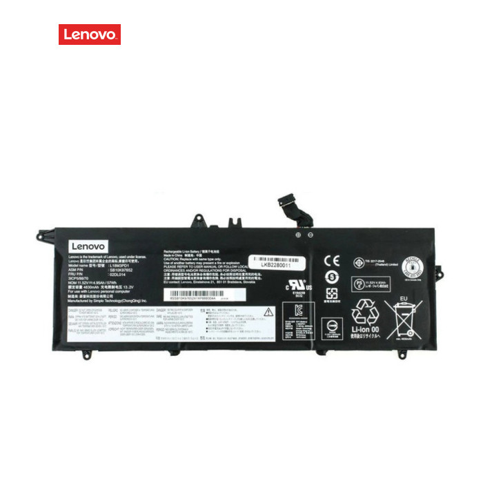 Аккумулятор для ноутбука Lenovo ThinkPad T490s/T14s L18L3PD1, 4922mAh (57Wh), 3cell, 11.58V, Li-ion (A47851)