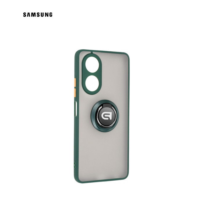 Чохол до мобільного телефона Armorstandart Frosted Matte Ring Samsung S23 FE 5G (SM-S711) Dark Green (ARM72714)