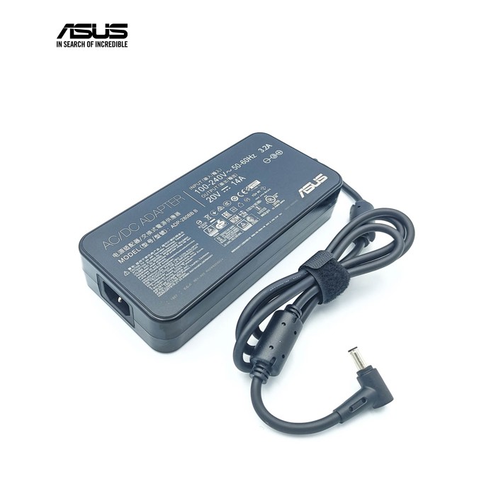 Блок живлення для ASUS 20V 14A 280W (6.0*3.7) ADP-280 BB B ORIGINAL. Для ASUS ROG G703GL, MSI GP56, GP65, GE66, GE76 (з кабелем живлення)